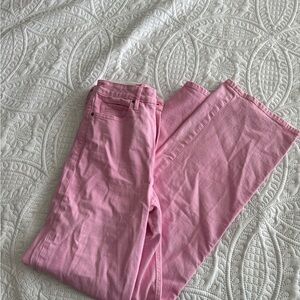 Old Navy Pink wide-Leg Jeans 8 TALL